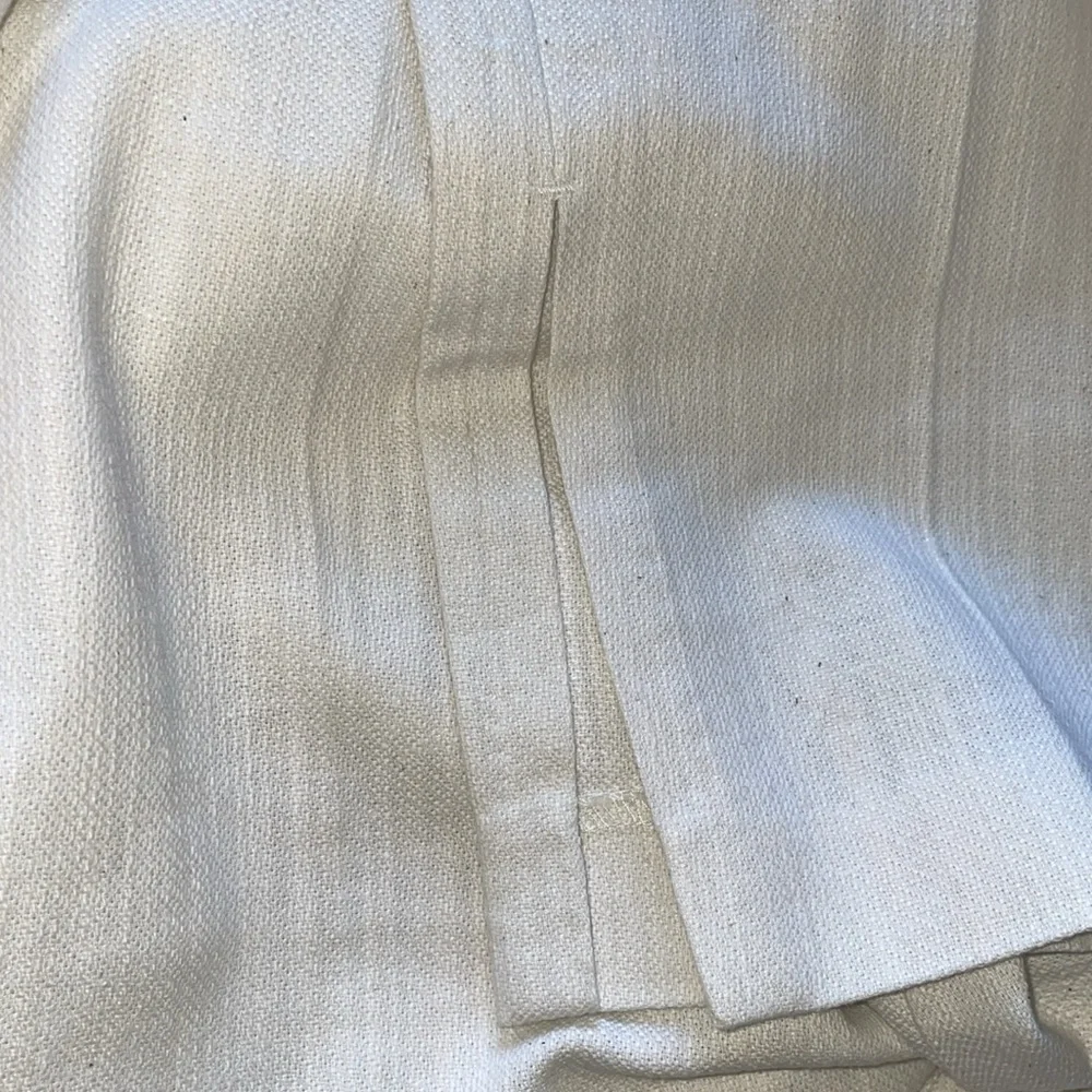HM COTTON/LINEN BLEND PANTS - P1225